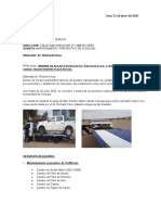 Informe de Mantenimiento 15,000 Nissan Frontier BSG826