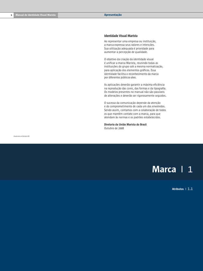 Manual de Identidade Visual Marista | PDF | Modelo de cores RGB | Amor