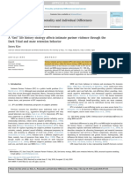 A "Fast" Life History Strategy Affects Intimate Partner Violence Through The Dark Triad and Mate Retention Behavior