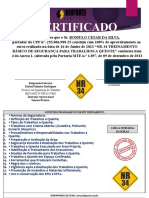 Certificado de NR 34 Editavel