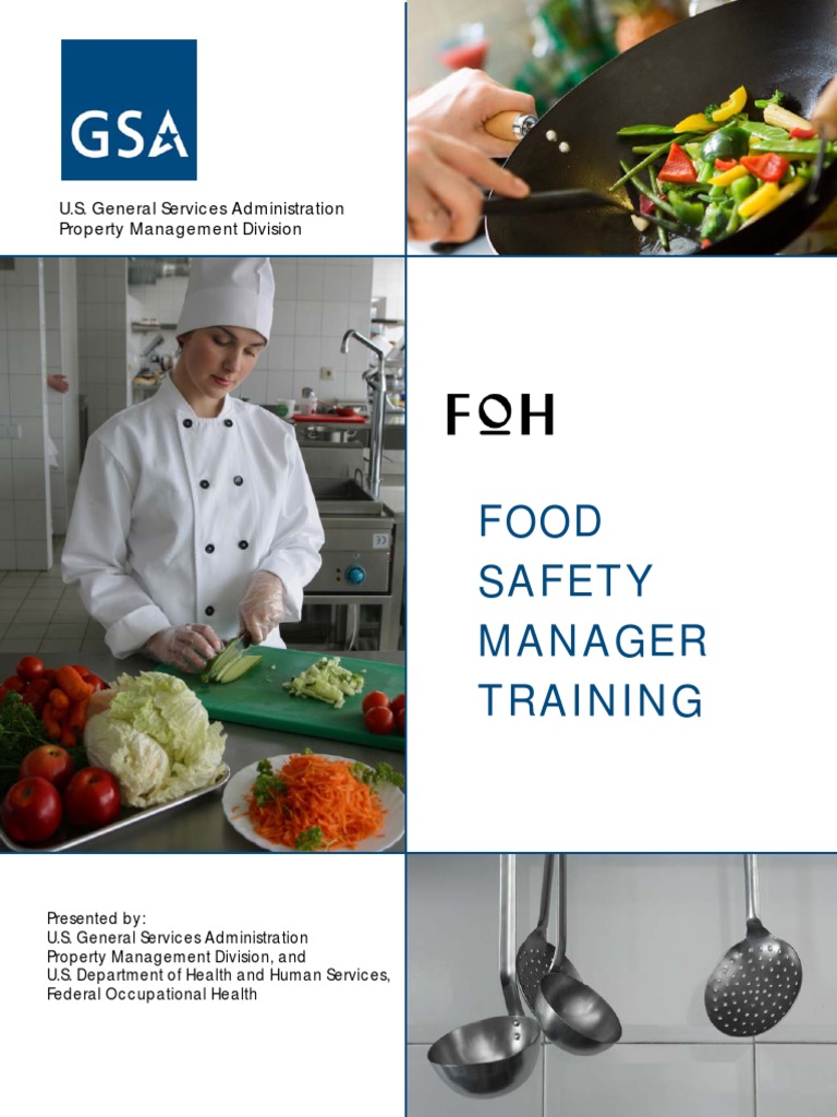 GSA FOH Food Safety Manager Training Manual 1 PDF Foodborne Illness