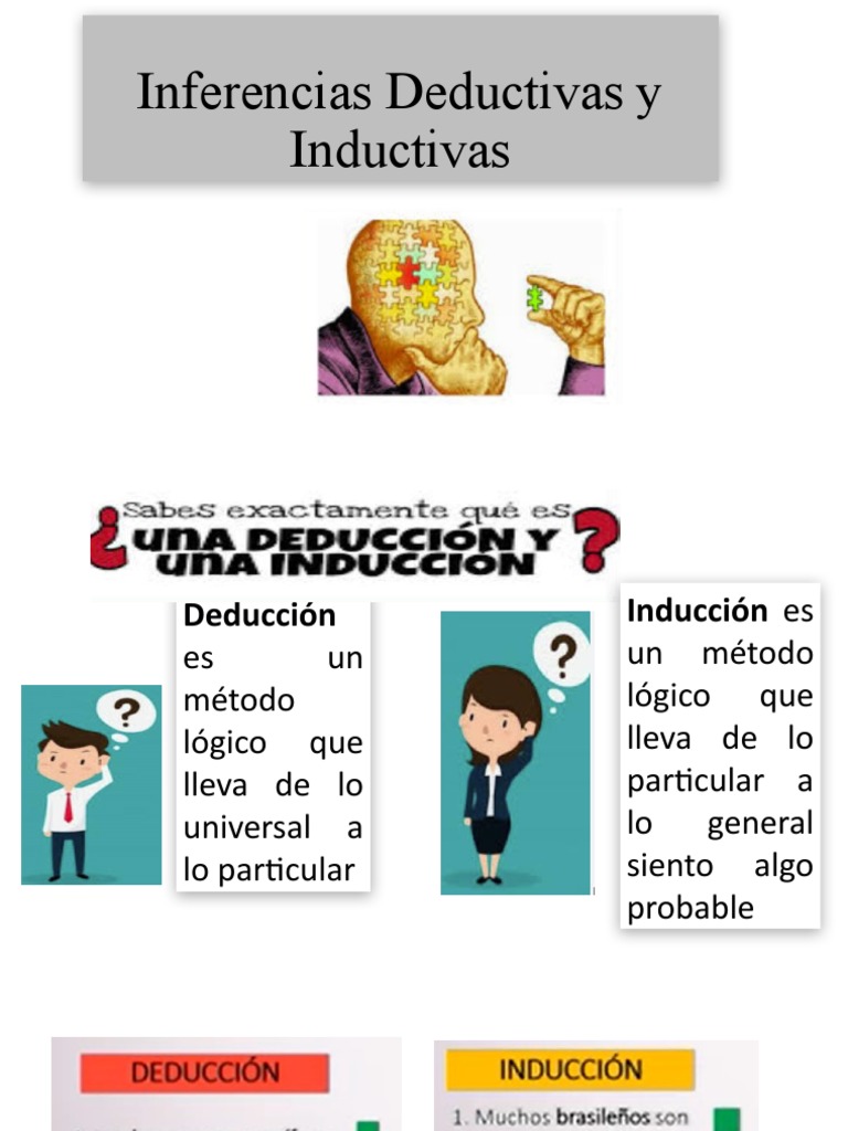 Inferencias Deductivas y Inductivas PDF