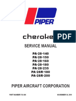 Piper Cherokee PA-28 Series Service Manual 753-586