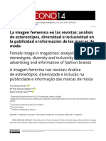 La Imagen Femenina en Las Revistas Análisis de Estereotipos, Diversidad e Inclusividad