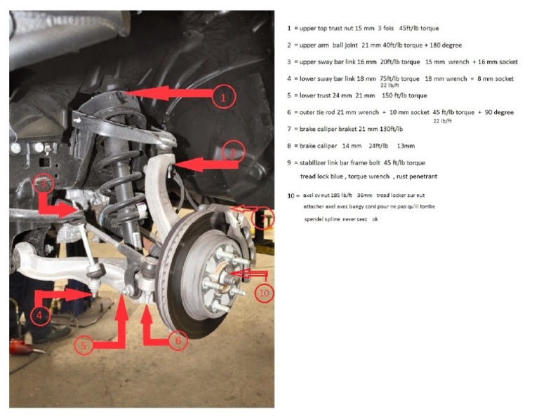 Front Suspension Torque Specs. Ram 1500 2014 PDF