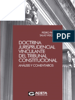 Doctrina Jurisprudencial Vincul - Pedro Pablo Salas Vasquez