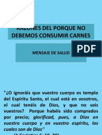 Razones Del Porque No Debemos Consumir Carnes