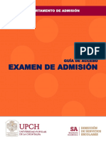 Guía de Acceso Al Examen de Admisión