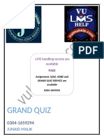 Mgt211 Grand Quiz by Junaid