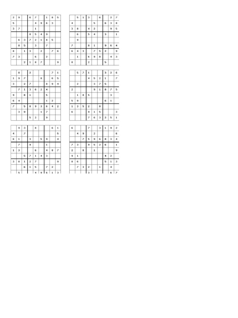 Sudokus | PDF