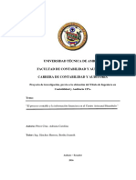 Universidad Técnica de Ambato Facultad de Contabilidad Y Auditoría Carrera de Contabilidad Y Auditoría