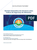 Revisão Sistemática de Literatura sobre Cultura de Segurança de Alimentos - FDA [Food Safety Brazil]