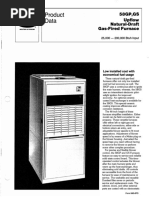 Product Data: 58GP, GS Upflow Natural-Draft Gas-Fired Furnace