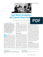 Stock Market Development and Corporate Finance Decisions (Article) Author Asli Demirgüç-Kunt, Vojislav Maksimovic