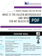 What Is The Kaizen Methodology and What Can It Do For My Health Department Author Liljana Johnson, Chris Bujak, Pam Vecellio