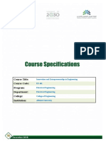 EE481 Course Specifications