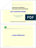 Camarinha-Matos, LM., 2016, Scientific research. Methodologies and techniques,
