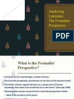 1.formalist Perspectives