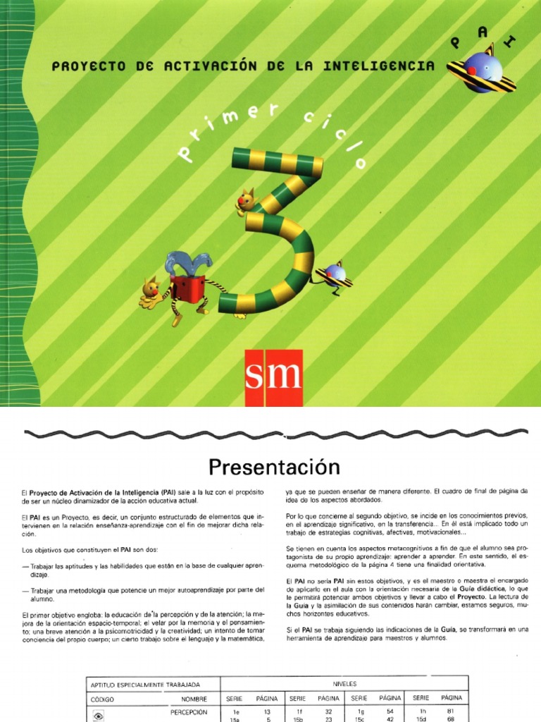 Proyecto de Activacion de La Inteligenica 3 | PDF