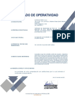 Certificados Operatividad