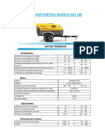 Compresorde Aire Portatil Modelo XAS185