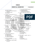 Umeed Environmental Chemistry: Practice Sheet