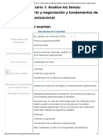 Examen - (AAB02) Cuestionario 1 - Analice Los Temas - Liderazgo, Conflicto y Negociación y Fundamentos de La Estructura Organizacional