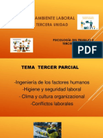 Ambiente Laboral Tercer Parcial 2023