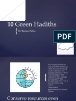 10 Green Hadiths