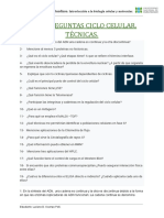 Foro Preguntas Ciclo Celular. Técnicas.: 1-: Doc. Juan Burdisso