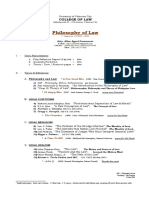 Philo of Law Course Outline 07122023