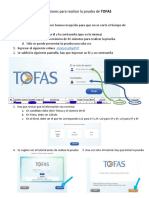 Instrucciones para Realizar La Prueba de TOFAS