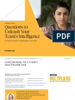 40 Back-Pocket Questions To Unleash Your Team's Intelligence A Toolkit For Leaders and Managers at All Levels - MRK2063602 - Multipliers