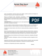 Carta de Presentacion Foreservices 2023