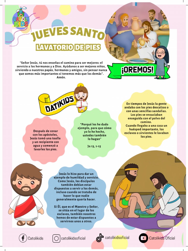 Jueves Santo Lavatorios De Pies Pdf