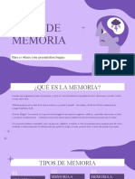 Tipos de Memoria