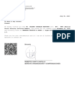 Document Work Certificate 253177