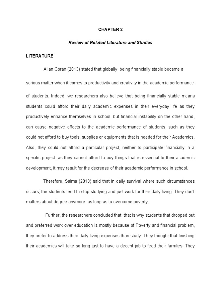 Effects of Financial Problems on Students | PDF | Socioeconomic Status ...