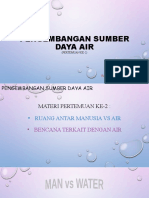 Ruang Antar Manusia & Bencana Terkait Air