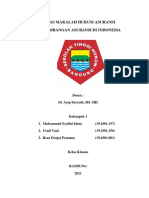 Tugas Makalah Hukum Asuransi Kelompok 1 - Syaiful 157, Cenli 156, Reza 001