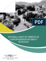 Documento Ventanilla Unica de Tramite Correspondencia Recibida y Producida