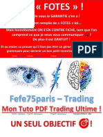 Fefe75paris Trading PDF Tuto ULTIME