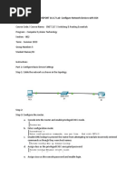 Cisco 16.4.7 Lab - Configure Network Devices With SSH (Answers)