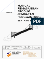 Ekatalog - Manual Pemasangan Produk Jembatan Penggantung Bentang 80M