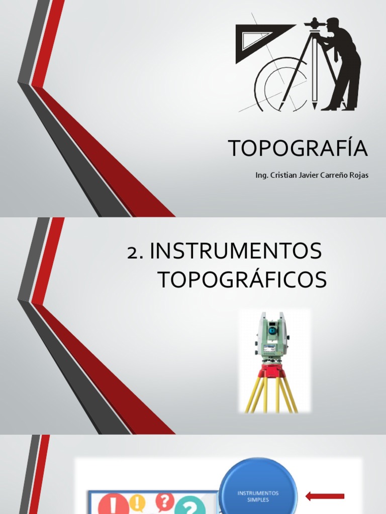 TOPOGRAFÍA Instrumentos | PDF