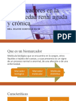 Biomarcadores en La Enfermedad Renal Aguda y Crónica