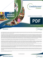 CreditAccess Grameen - Investor Presentation - Q4 - FY 2021 22