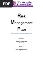 FDA RMP Guidance for Drug Establishments | PDF | Food And Drug ...