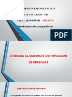 3 - Atencion Al Usuario e Identificacion de Uruario