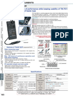 Significant Improvement of Performance While Keeping Usability of TM-701! New Industry Standard of Handy Type